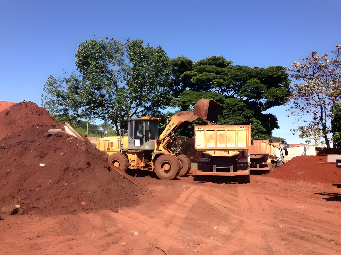 Ház alapozás - földmunka